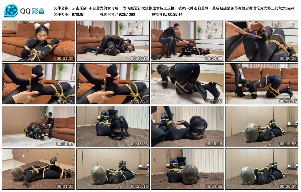 【云雀原创】 不自量力的女飞贼 下-缚乐绳艺